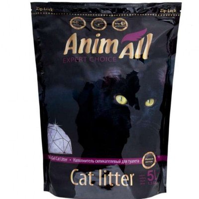 AnimAll Premium Edition Фіолетовий аметист - Наповнювач силікагелевий для котячого туалету 42036 фото