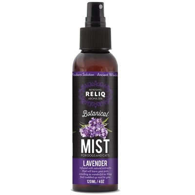 Reliq Botanical Mist-Lavender - Спрей-одеколон с ароматом лаванды для ухода и увлажнения шерсти собак и котов M120--LAV фото