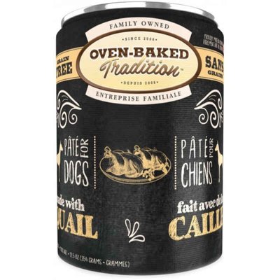Oven-Baked Tradition Dog Fresh Quail - Консервований беззерновий корм зі свіжим м'ясом перепелиці для собак 8693-12.5 фото