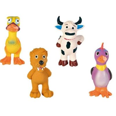 Trixie Dog Toys Assortment Animals - Набор игрушек латексных для собак 3513 фото