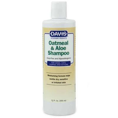 Davis Oatmeal & Aloe Shampoo - Гипоаллергенный шампунь с овсяной мукой и алоэ для собак и котов OAS12 фото