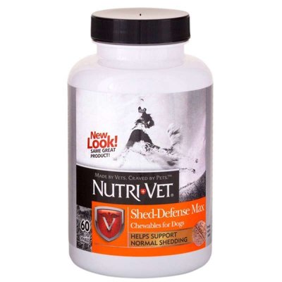 Nutri-Vet Shed Defense Max - Витаминно-минеральная добавка для собак "Защита Шерсти-Макс" 03806 фото