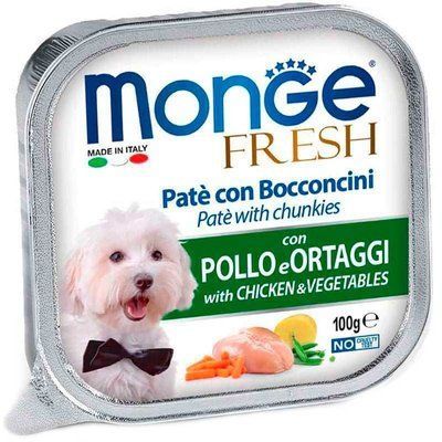 Monge Dog Fresh Chicken & Vegetables &ndash; Консервований корм з куркою та овочами для собак 70013031 фото