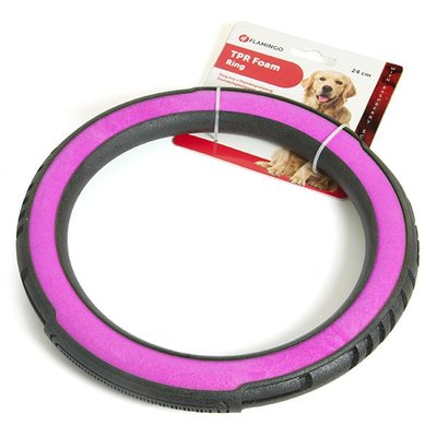 Flamingo Игрушка для собак Foam Livia Ring кольцо L | с ароматом малины 518174 фото