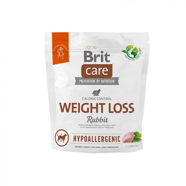 Brit Care Dog Hypoallergenic Weight Loss - Сухой гиппоалергенный корм с кроликом для собак с избыточным весом 172223 фото