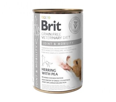 Brit GF Veterinary Diet Dog Joint & Mobility - Вологий корм з оселедцем та індичкою для підтримки здоров'я суглобів у собак 100271/5996 фото