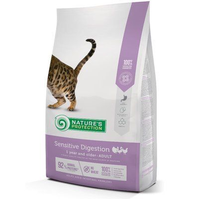 Nature's Protection Sensitive Digestion 2 кг - Сухой корм с птицей для котов чувствительных к пище NPS45767 фото