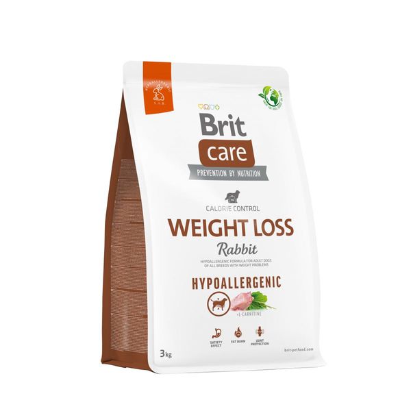 Brit Care Dog Hypoallergenic Weight Loss - Сухий гіппоалергенний корм з кроликом для собак з надмірною вагою 172224 фото