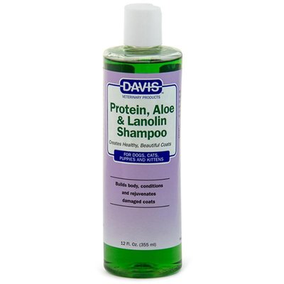 Davis Protein&Aloe&Lanolin Shampoo - Шампунь-концентрат с протеїном, алое та ланоліном для собак та котів PALS12 фото