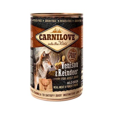 Carnilove Venison & Reindeer for Adult Dogs - Консерви з м'ясом північного оленя для дорослих собак 100133/529292 фото