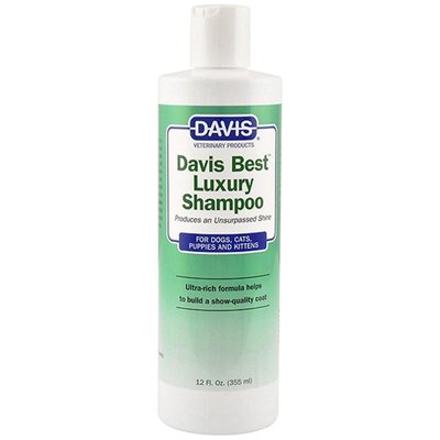 Davis Best Luxury Shampoo - Шампунь для блиску шерсті у собак та котів, концентрат, 355 мл DBS12 фото
