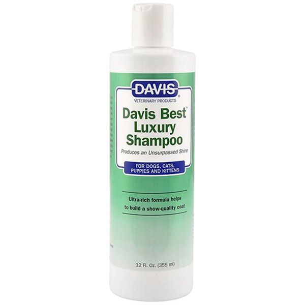 Davis Best Luxury Shampoo - Шампунь для блиску шерсті у собак та котів, концентрат, 355 мл DBS12 фото