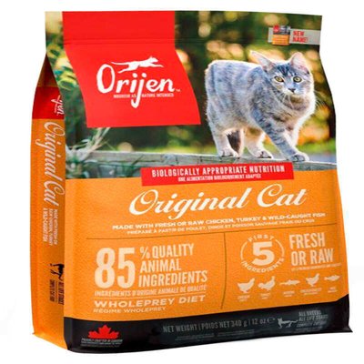Orijen Original Cat (Cat&Kitten) – Сухой корм с мясом птицы и рыбы для котят и кошек o28034 фото