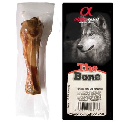 Alpha Spirit Ham Bone Half - М'ясна кісточка для собак 12 см as90046 фото