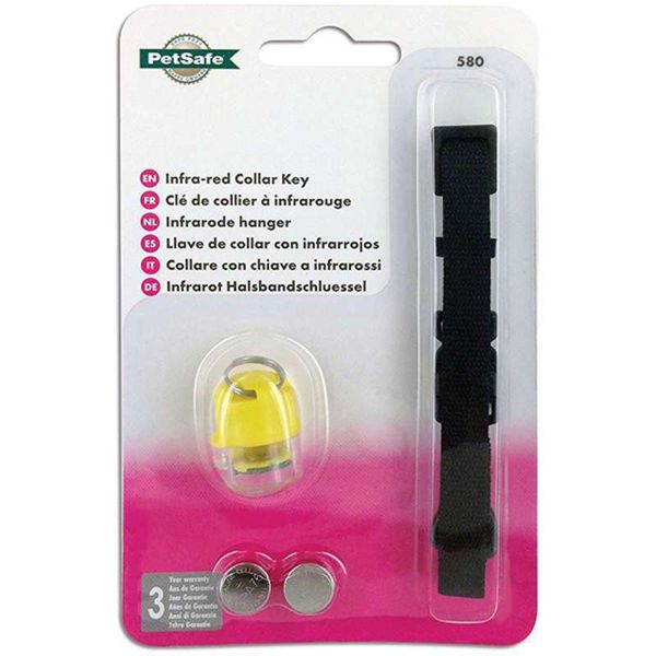 PetSafe Staywell Infra-red Collar Key - Ошейник с инфракрасным ключом для взрослых котов 580YEL фото