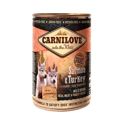Carnilove Salmon & Turkey for Puppies - Консервы с лососем и индейкой для щенков 100130/529254 фото