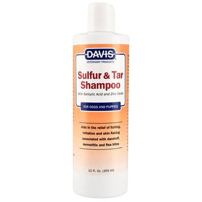 Davis Sulfur & Tar Shampoo - Шампунь з сіркою і дьогтем для собак та котів STSR50 фото