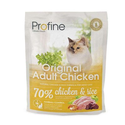 Profine Cat Original Adult - Сухой полноценный корм с курицей для котов и кошек 170565/7695 фото