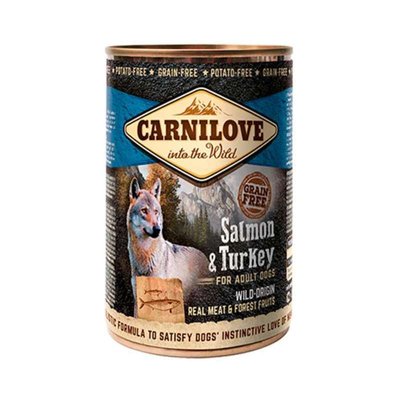 Carnilove Salmon & Turkey for Adult Dogs - Консервы для собак с лососем и индейкой для взрослых собак 100132/529278 фото