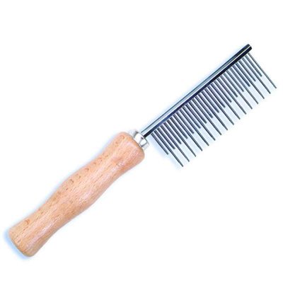 Safari Shedding Hair - Гребінець для короткої і середньої шерсті з зубами різної висоти W564 фото