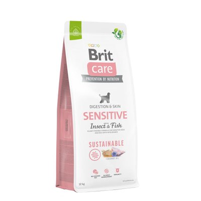 Brit Care Dog Sustainable Sensitive - Сухой корм с насекомыми и рыбой для собак с чувствительным пищеварением 172189 фото