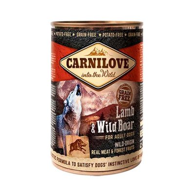 Carnilove Lamb & Wild Boar for Adult Dogs - Консерви з ягням і кабаном для дорослих собак 100131/529315 фото