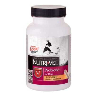 Nutri-Vet probiotics - Добавка для нормализации пищеварения у собак 66019 фото