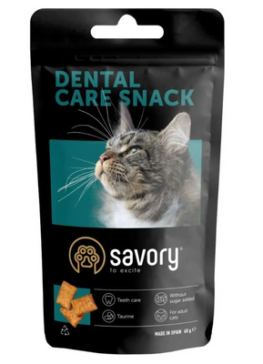 Savory Cats Snacks Pillows Dental Care – Ласощі для підтримки здоров'я зубів для дорослих котів 31478 фото