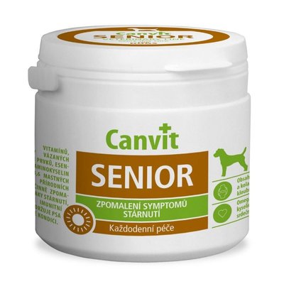 Canvit Senior - Вітамінізована кормова добавка для літніх собак can50726 фото