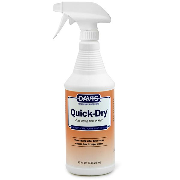 Davis Quick-Dry Spray - Cпрей для быстрой сушки для собак и кошек QD32 фото