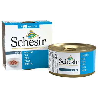 Schesir Tuna - Консервированный корм с тунцом для взрослых котов 750013 фото