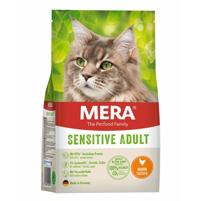 Mera Grain Free Sensitive Chicken Adult Cat - Сухий беззерновий корм з куркою для котів з чутливою системою травлення 038674 - 8614 фото