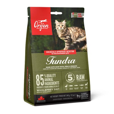 Orijen Tundra Cat - Сухой корм с мясом дичи, рыбы и птицы для котов на всех стадиях жизни o28334 фото