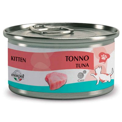 Marpet Chef Kitten Tuna – Консервированный корм с тунцом для прикорма котят GN60/080 фото