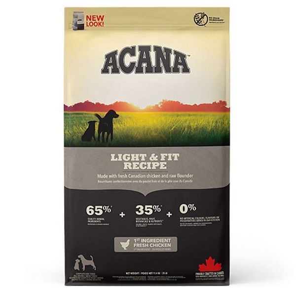 Acana Light and Fit Recipe – Сухий корм з м'ясом курчат для дорослих собак з надмірною вагою a51235 фото