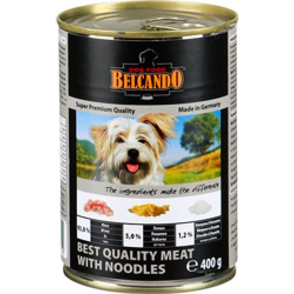 Belcando Консервированный суперпремиальный корм с отборным мясом и лапшой для собак всех возрастов 51251530 фото