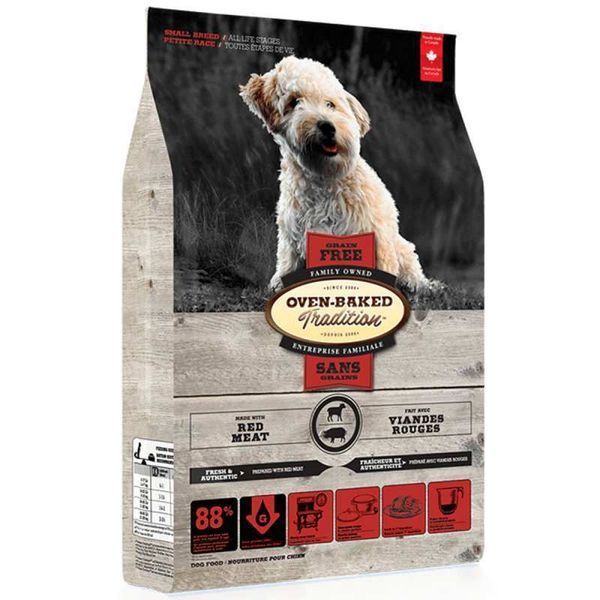 Oven-Baked Tradition Dog Small Breed Red Meat Grain Free 5,67 кг - Беззерновий сухий корм зі свіжим червоним м'ясом для собак малих порід на всіх стадіях життя 9807-12.5-pb фото