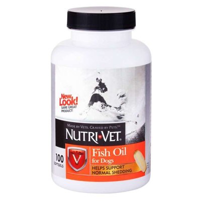 Nutri-Vet Fish Oil - Рыбий жир добавка для собак 99901 фото