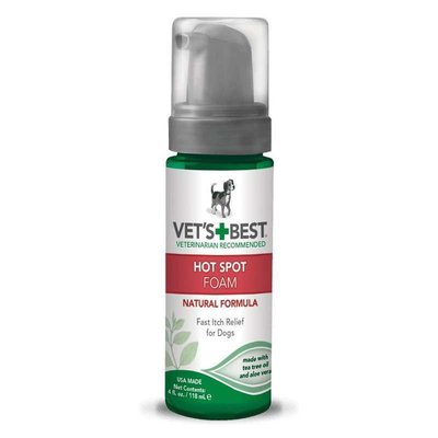 VET`S BEST Hot Spot Foam - Миюча піна для усунення подразнень, запалень та свербежу у собак vb10135 фото