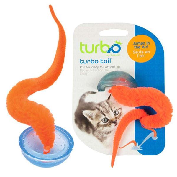 Coastal Turbo Tail Pop Up - Интерактивная игрушка для котов "Хвост" 88323_OGECAT фото