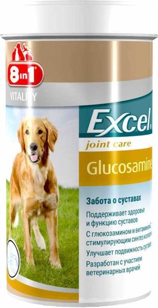 8in1 Vitality Excel Glucosamine - Витаминный комплекс для собак, поддерживающий здоровье суставов 660890 /121596 фото