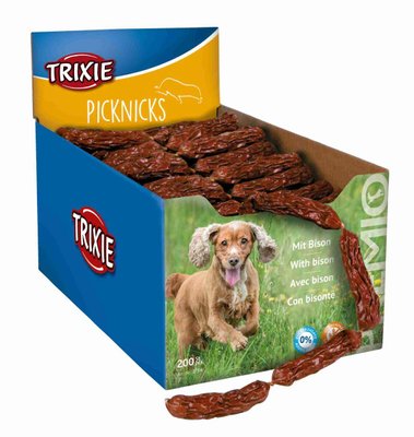 Trixie Premio Picknicks сосиски з м'ясом бізона для собак (200 шт) 2754 фото