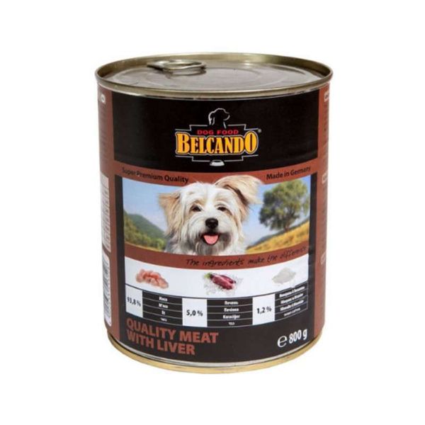 Belcando Консервированный суперпремиальный корм с отборным мясом и печенью для собак всех возрастов 51252530 фото