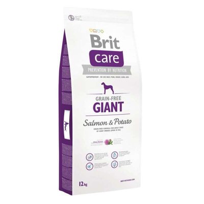 Brit Care Grain Free Giant Salmon and Potato - Сухий корм з лососем і картоплею для дорослих собак гігантських порід 132730 /0221 фото