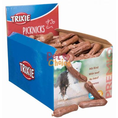 Trixie Premio Picknicks сосиски с мясом говядины для собак (200 шт) 2748 фото