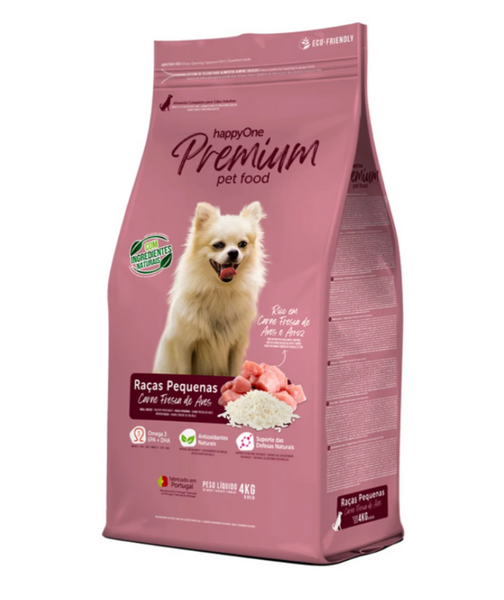 HappyOne Premium Dog Small Breeds Fresh Meat 4 кг - Сухой корм со свежим мясом для собак малых пород 5600760440464 фото