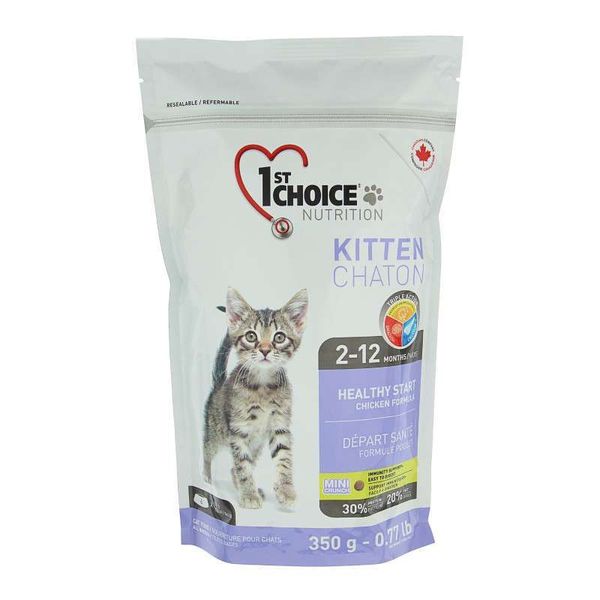 1st Choice Kitten - Сухий корм з куркою для кошенят ФЧККН350 фото