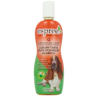 Espree Luxury Tar & Sulfa Itch Relief Shampoo - Лечебный шампунь с серой от перхоти с терапевтическим эффектом для собак e00102 фото
