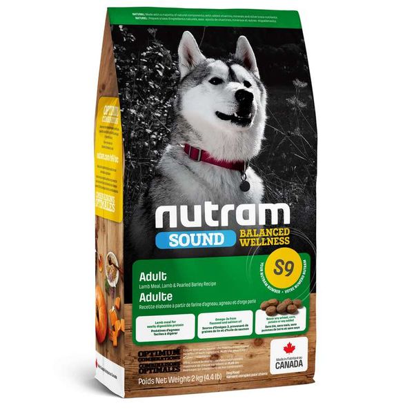 Nutram S9 Sound Balanced Wellness Lamb Adult Dog - Сухий корм з ягням для дорослих собак S9_(2kg) фото