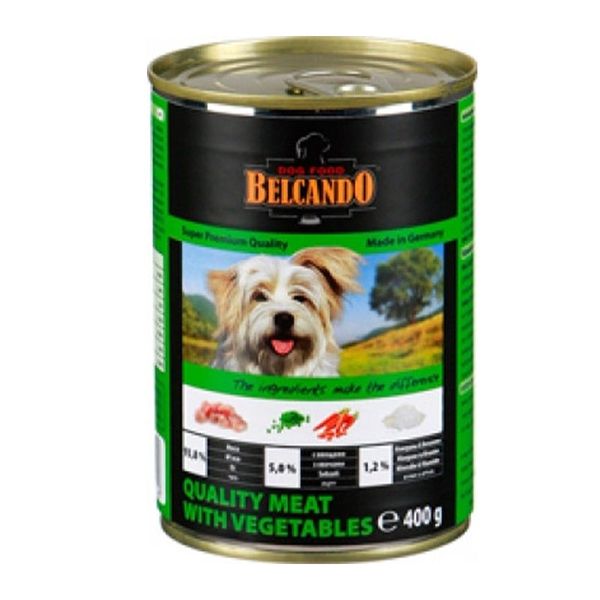 Belcando Консервированный суперпремиальный корм с отборным мясом и овощами для собак всех возрастов 51254530 фото